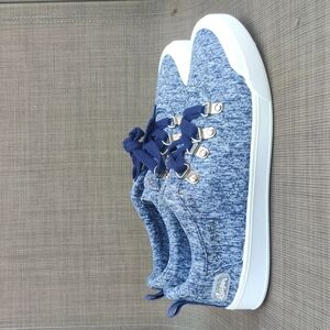 Sugar Shoes Fallon NavyJersey Canvas SneakerColor Blue/white/NavySize 10…